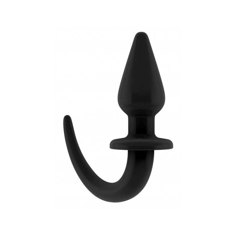 Ouch! Puppy Play Plug Queue de chien Puppy Plug 9 x 4cm Noir